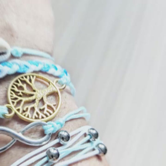 Blue Ocean bracelet - Pack of 5